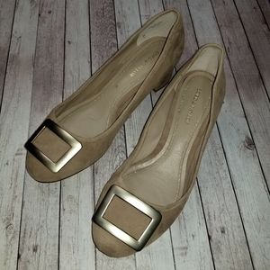 Lord and Taylor suede ballerina flats size 8.5